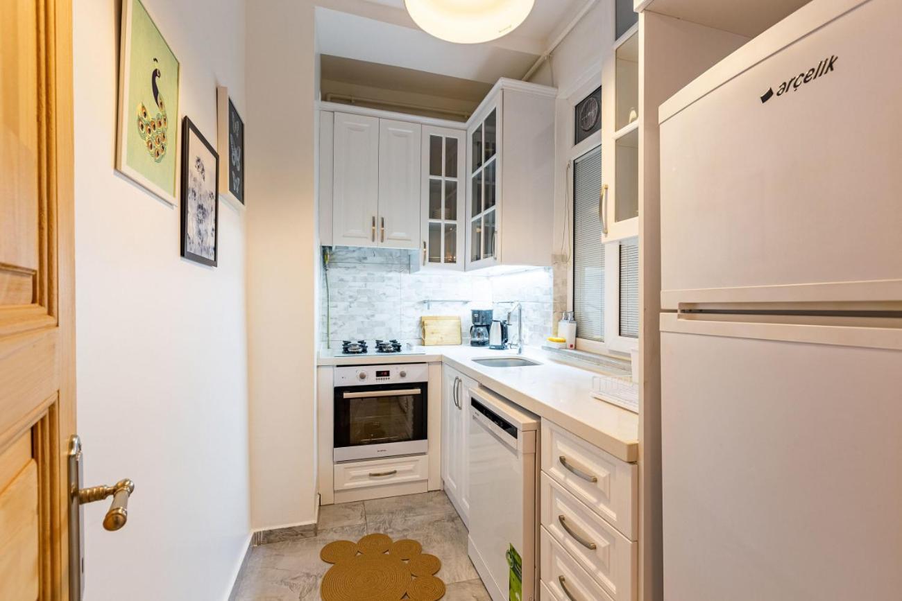 Exceptional Flat 1 Min To Metro & Galata Tower Leilighet Istanbul Eksteriør bilde