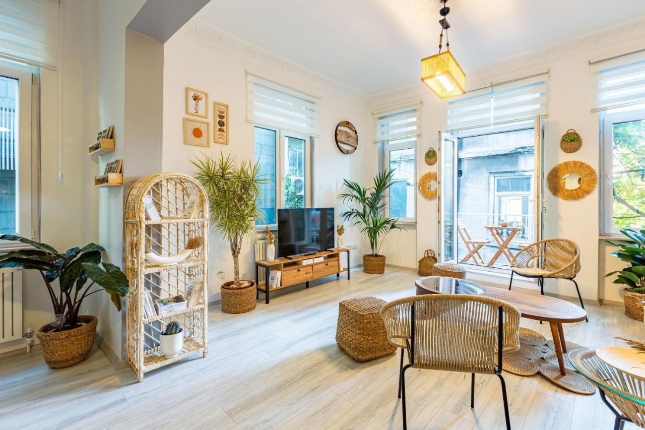 Exceptional Flat 1 Min To Metro & Galata Tower Leilighet Istanbul Eksteriør bilde